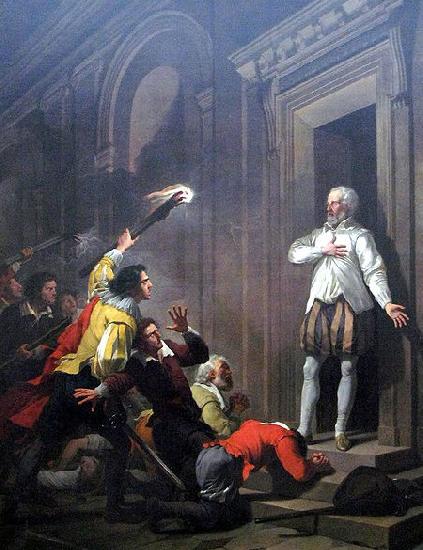 Joseph-Benoit Suvee Admiral de Coligny impressing his murderers Germany oil painting art